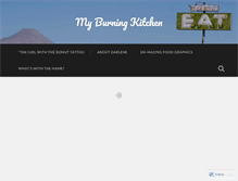 Tablet Screenshot of myburningkitchen.com